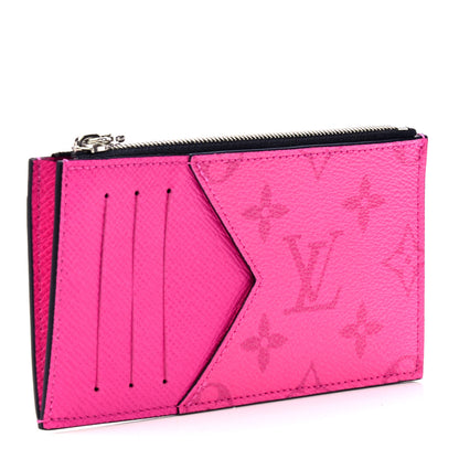 Louis Vuitton Taigarama Coin Card Holder Fuchsia 2 of 4