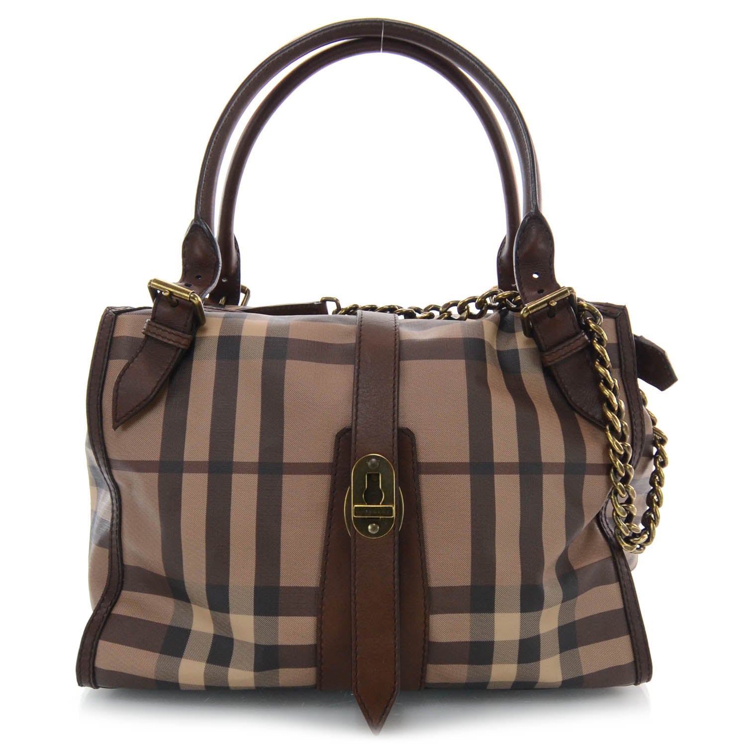 Burberry Smoked Check Chain Bag 1 of 8