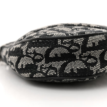 Christian Dior Monogram Mini Saddle Pochette Black 9 of 10