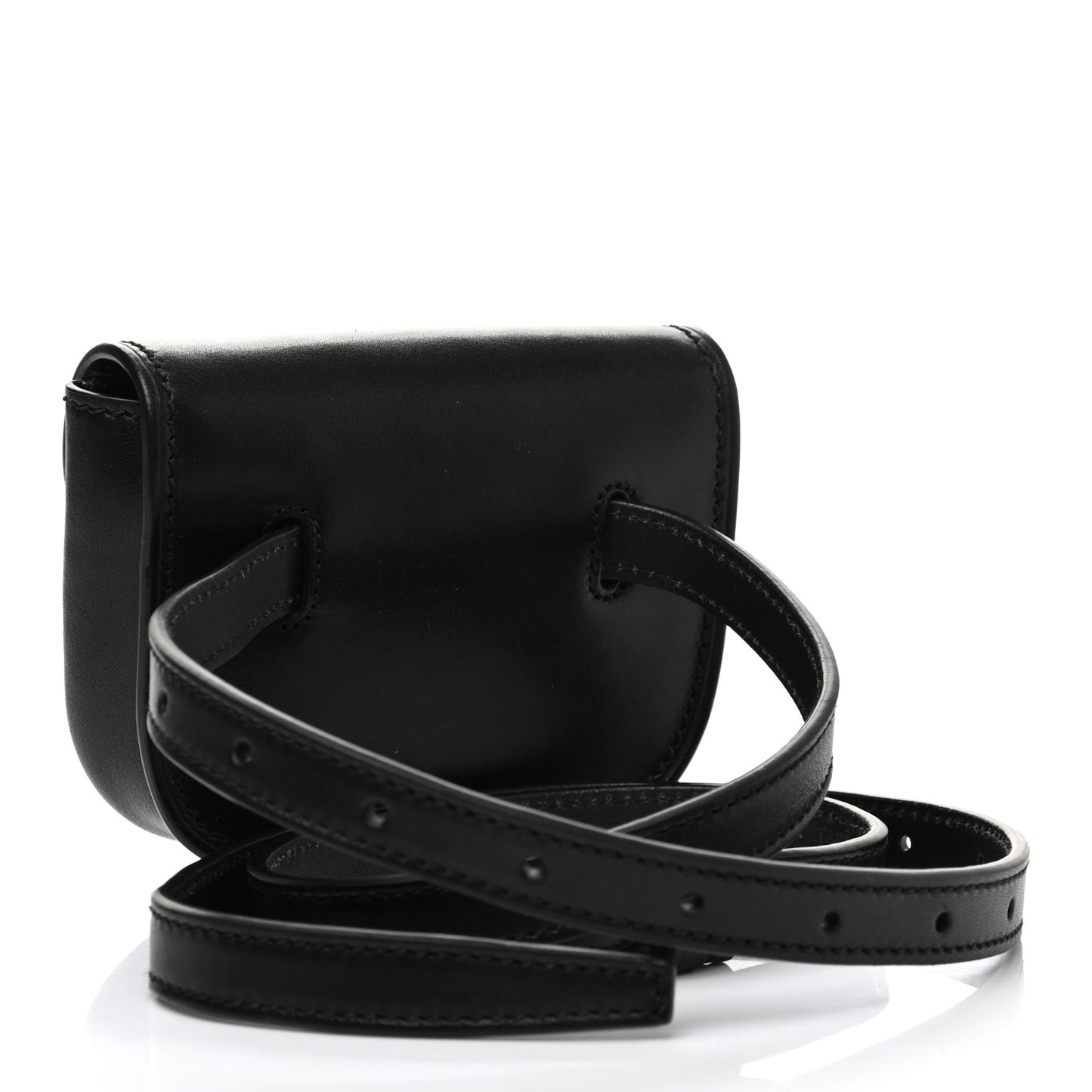Smooth Calfskin Mini Classic Monogram Kaia Belt Black