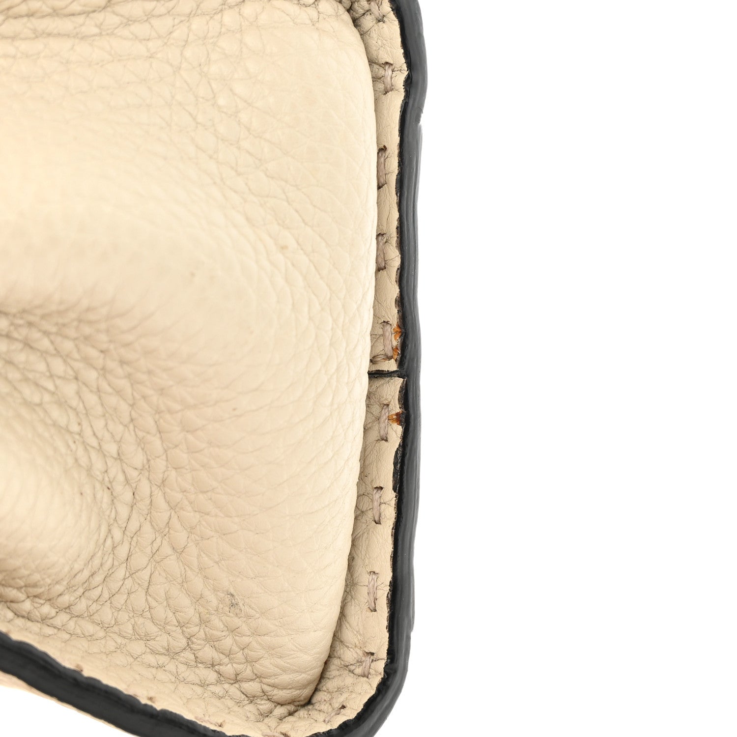 Fendi Cuoio Romano Selleria Mini Peekaboo Iconic Satchel Latte 18 of 18