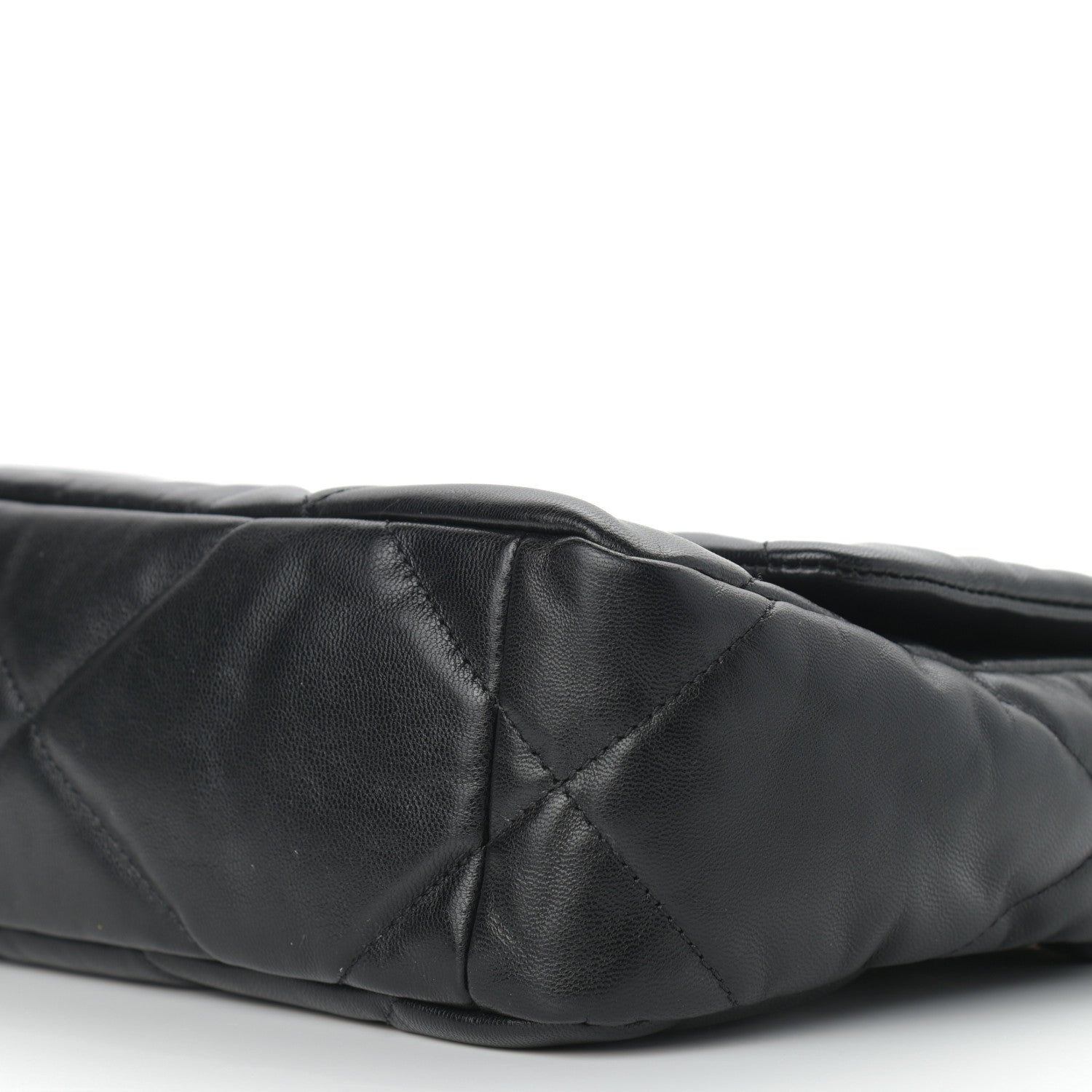 Chanel Goatskin Quilted Medium Chanel 19 Flap Black 9 of 9