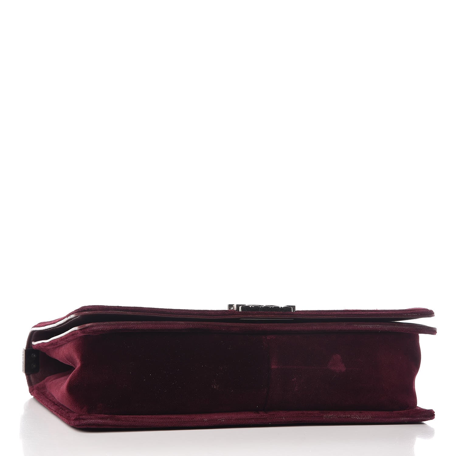 Chanel Velvet Tweed Large Boy Flap Burgundy 4 of 20
