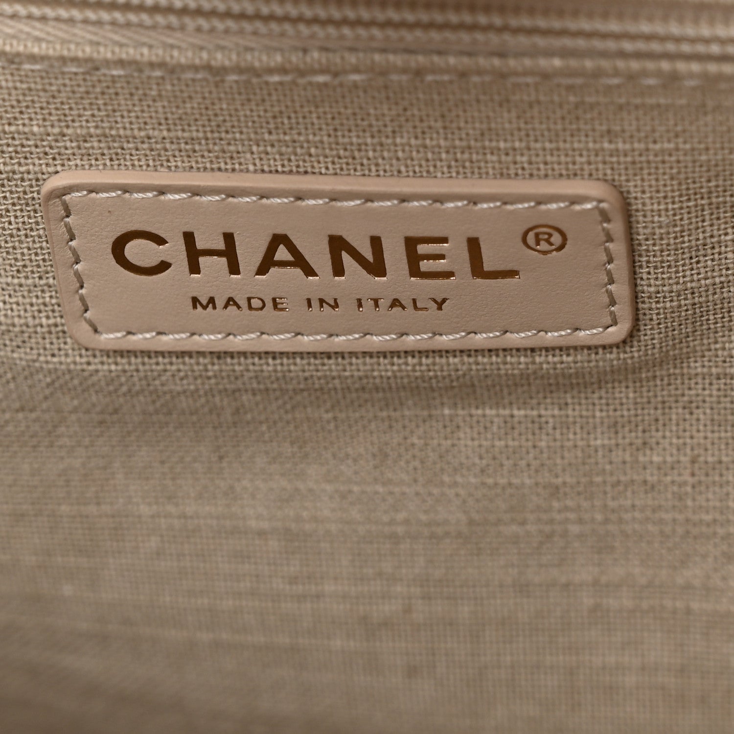 Chanel Mixed Fibers Small Deauville Tote Dark Beige 7 of 11