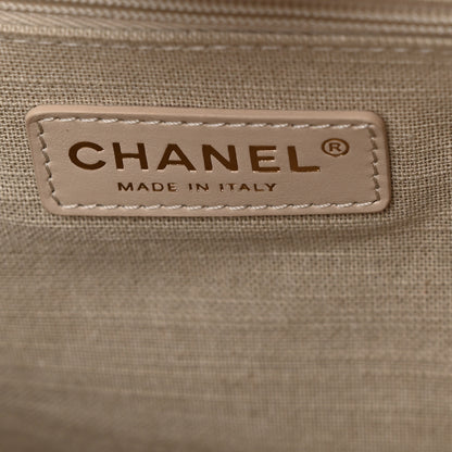 Chanel Mixed Fibers Small Deauville Tote Dark Beige 7 of 11
