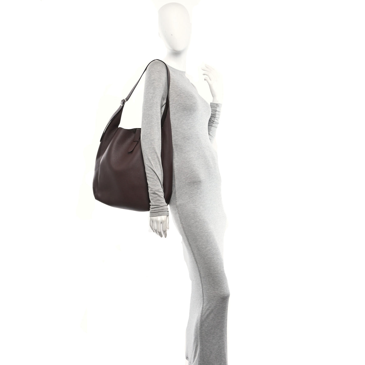Grained Calfskin Blake Hobo Acajou