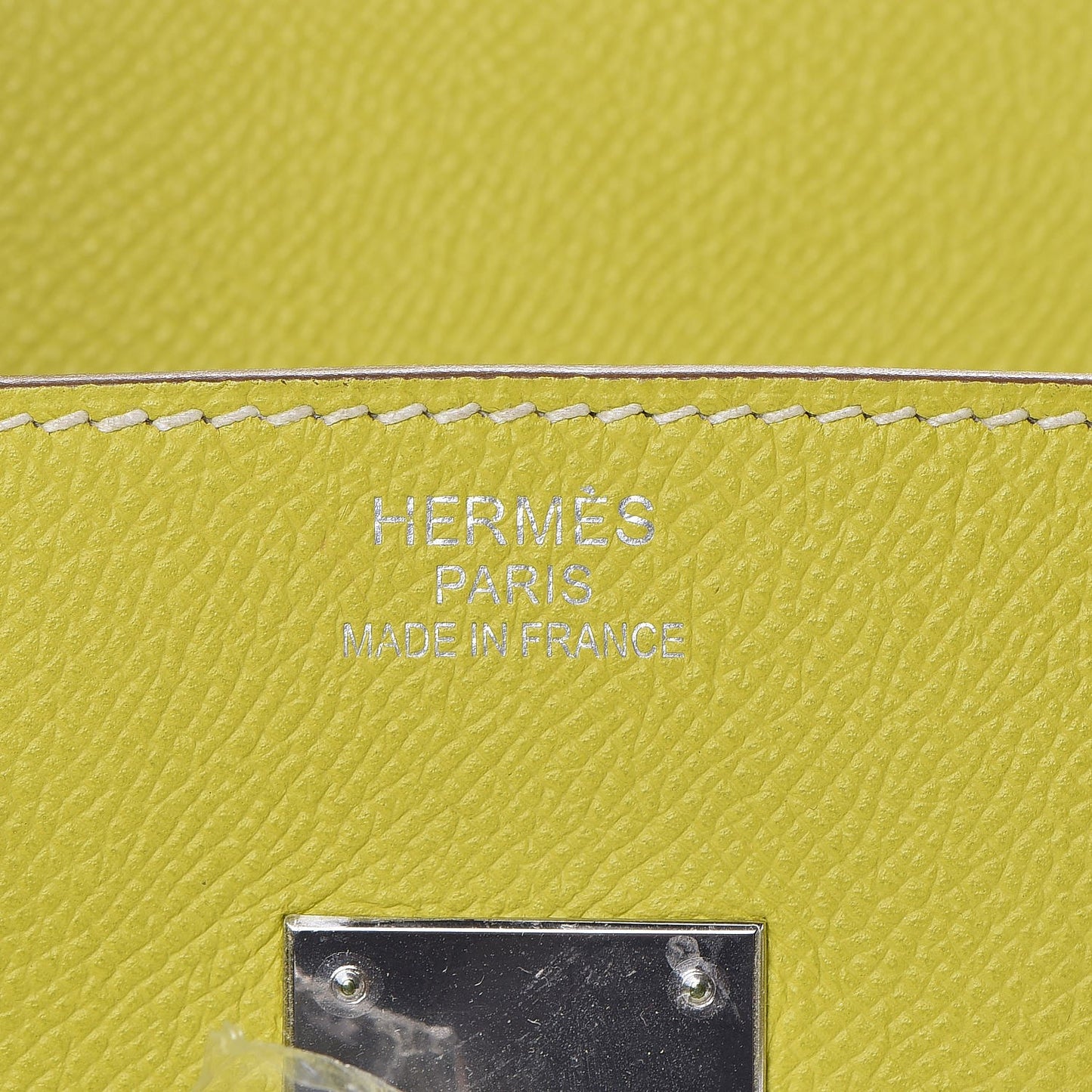 Epsom Candy Birkin 35 Lime Gris Perle