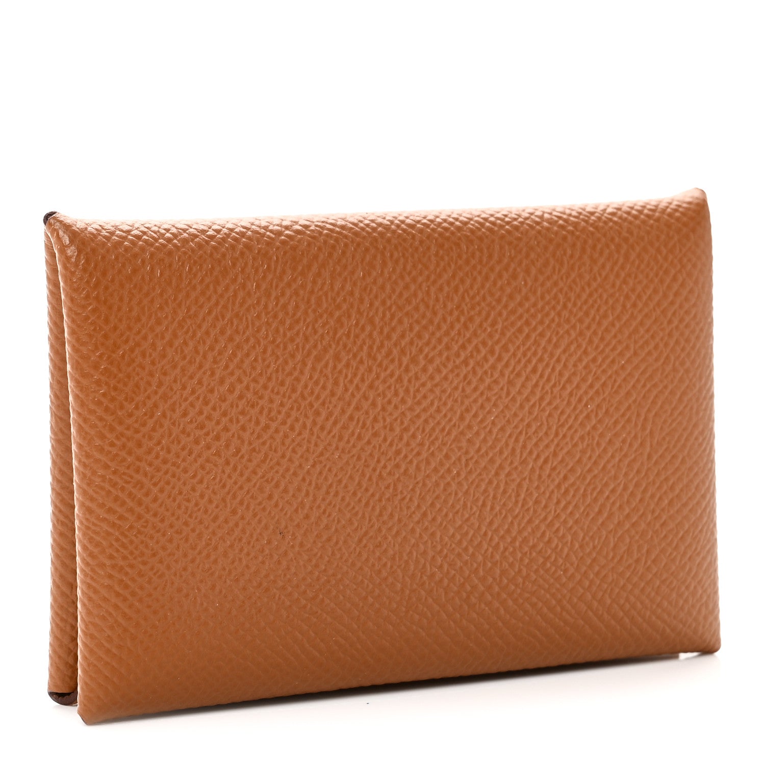 Hermes Epsom Calvi Card Case Gold 3 of 7