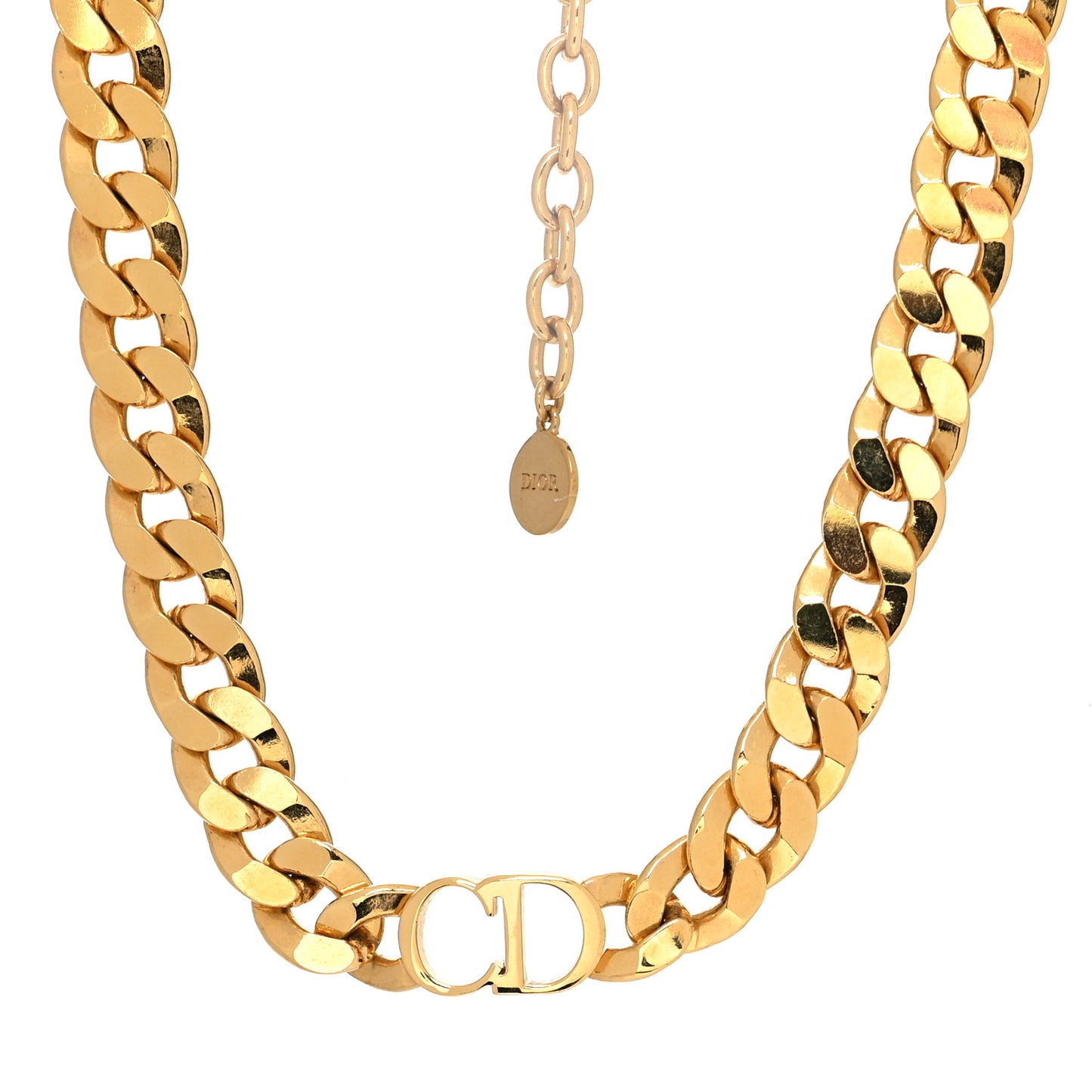 Metal Danseuse Etoile Chain Choker Necklace Gold