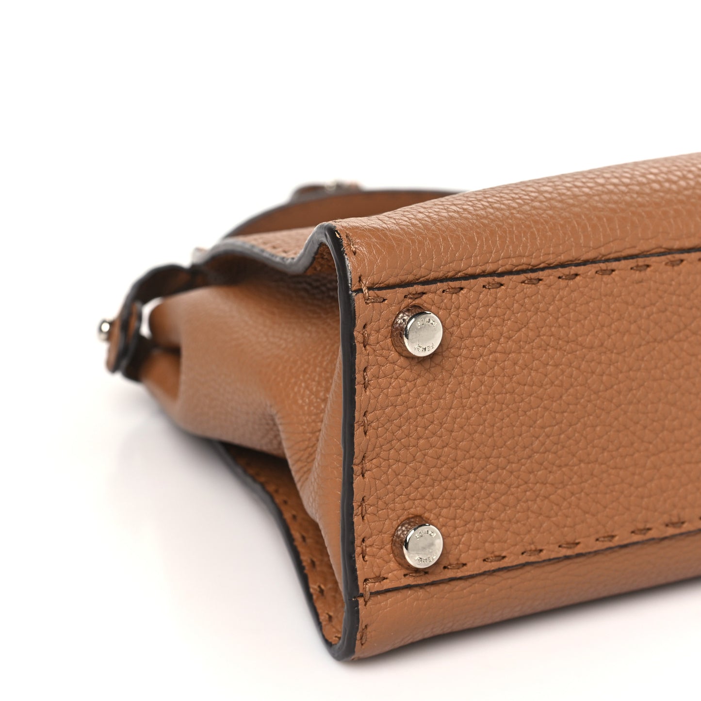 Cuoio Romano Selleria Bi-Color Medium Peekaboo Iconic Satchel Mou Deserto