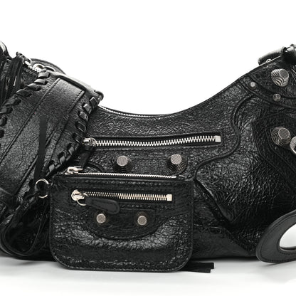 Balenciaga Agneau Arena Small Le Cagole Shoulder Bag Black 8 of 11