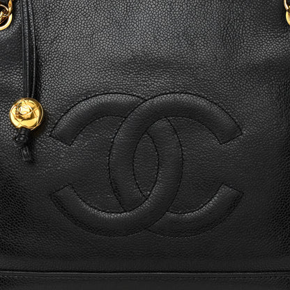 Chanel Caviar Large CC Shoulder Bag Black 13 of 17