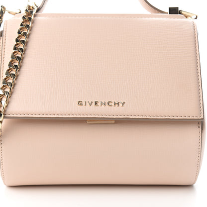 Givenchy Textured Calfskin Mini Pandora Box Chain Crossbody Bag Nude Pink 9 of 9