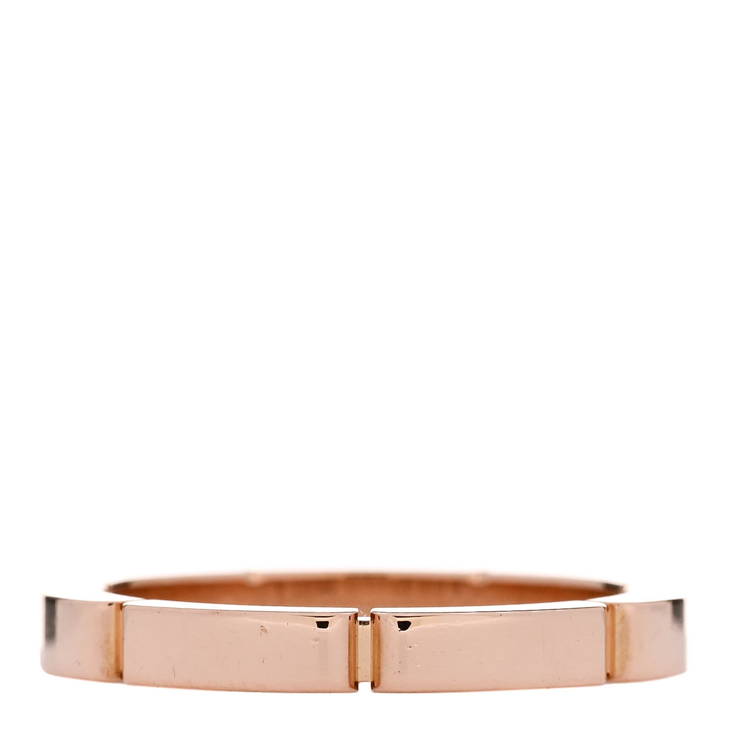 Cartier 18K Pink Gold Diamond Maillon Panthere Wedding Band Ring 51 5.75 3 of 4