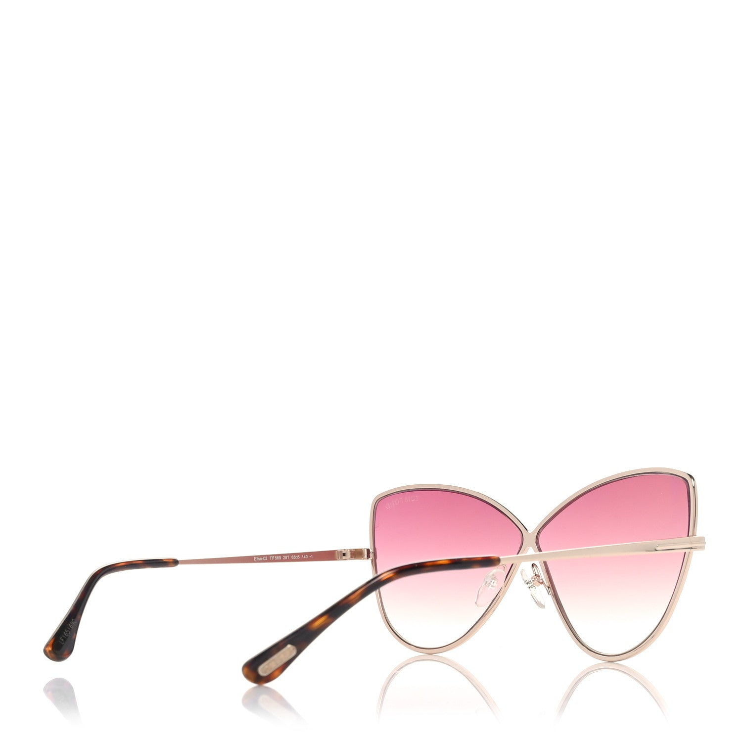 Tom Ford Metal Elise 2 Sunglasses TF569 Gold 4 of 7