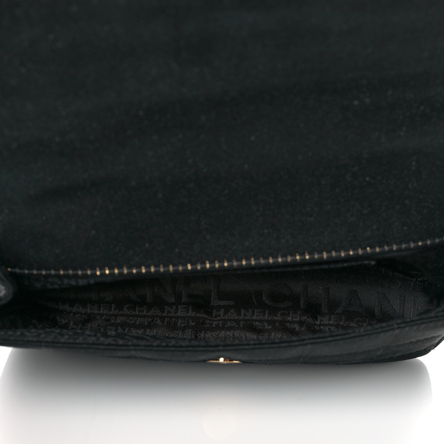 Chanel Satin Chocolate Bar Quilted Camellia Rectangular Mini Flap Black 5 of 10