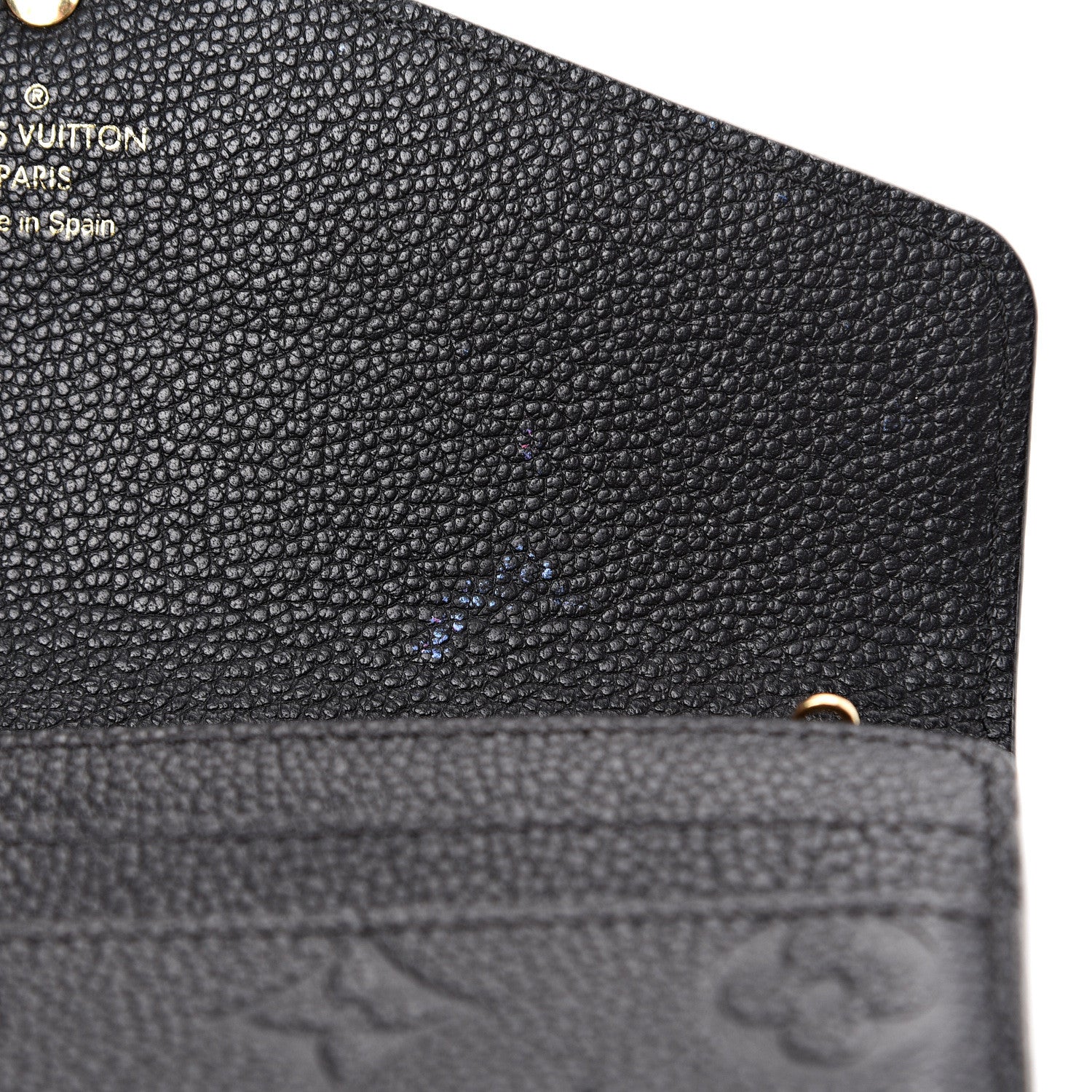 Louis Vuitton Empreinte Sarah Wallet NM Black 8 of 9