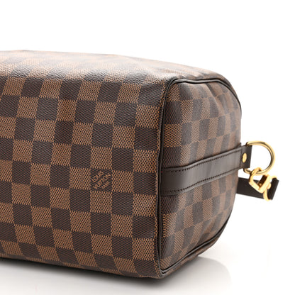 Louis Vuitton Damier Ebene Speedy Bandouliere 25 9 of 10