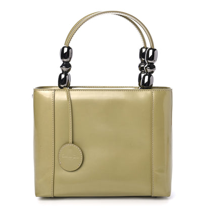 Christian Dior Calfskin Maris Pearl Beaded Top Handle Bag Beige 1 of 4