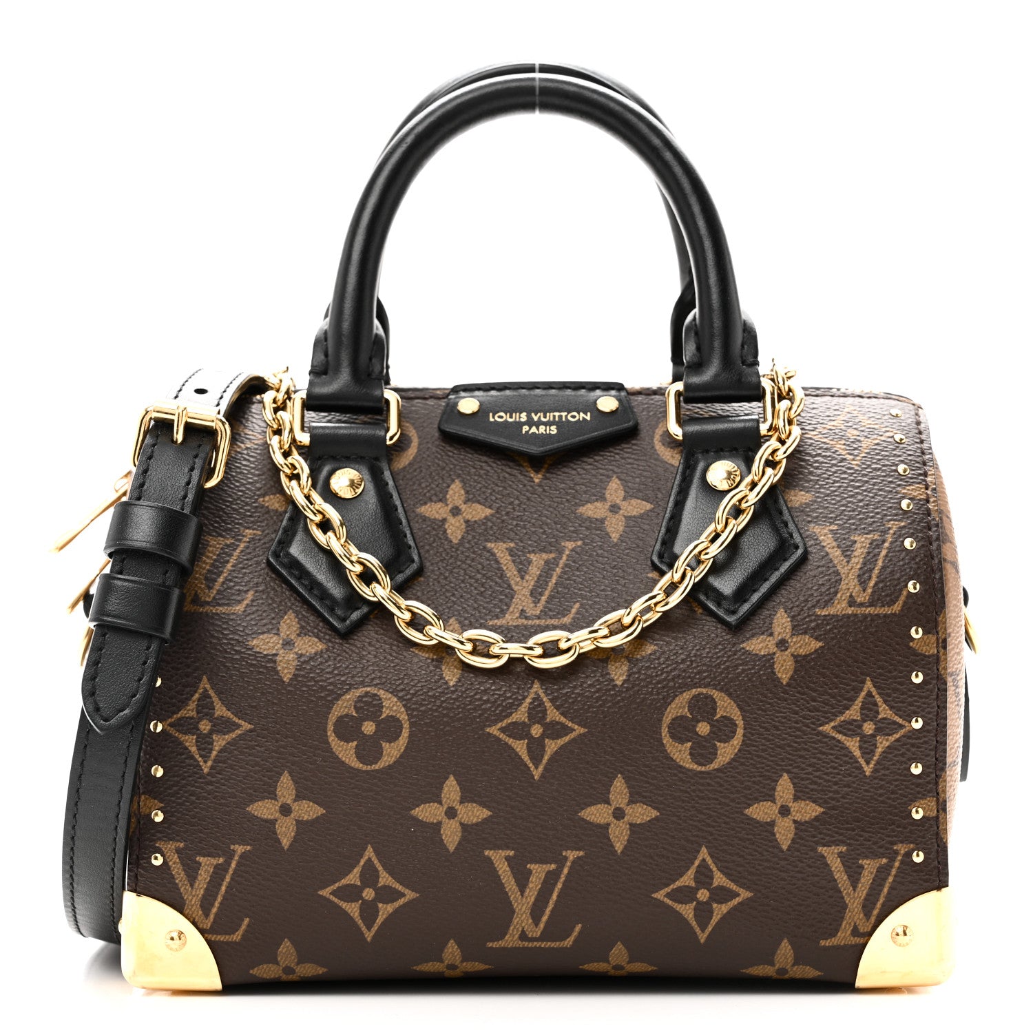 Louis Vuitton Reverse Monogram Speedy Trunk 20 7 of 10