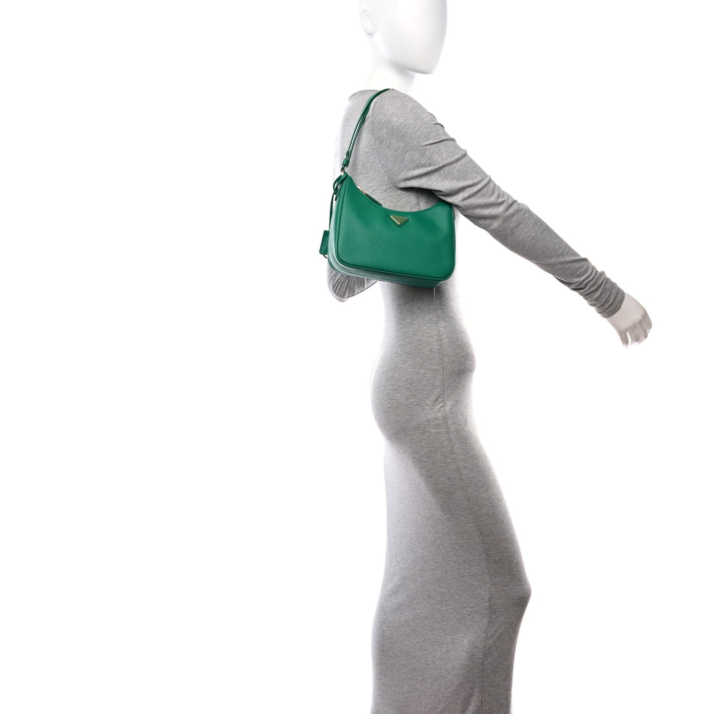 Saffiano Lux Mini Re-Edition Shoulder Bag Mango