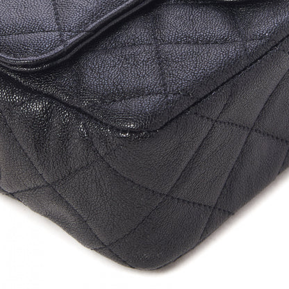 Chanel Iridescent Caviar Quilted Mini Flap With Thick Strap Black Beige 5 of 8