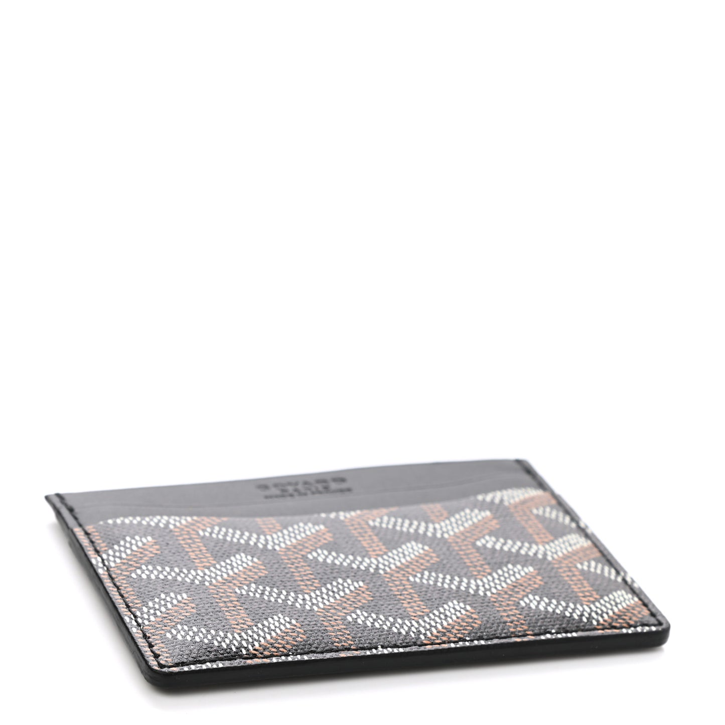 Goyardine Saint Sulpice Card Holder Black
