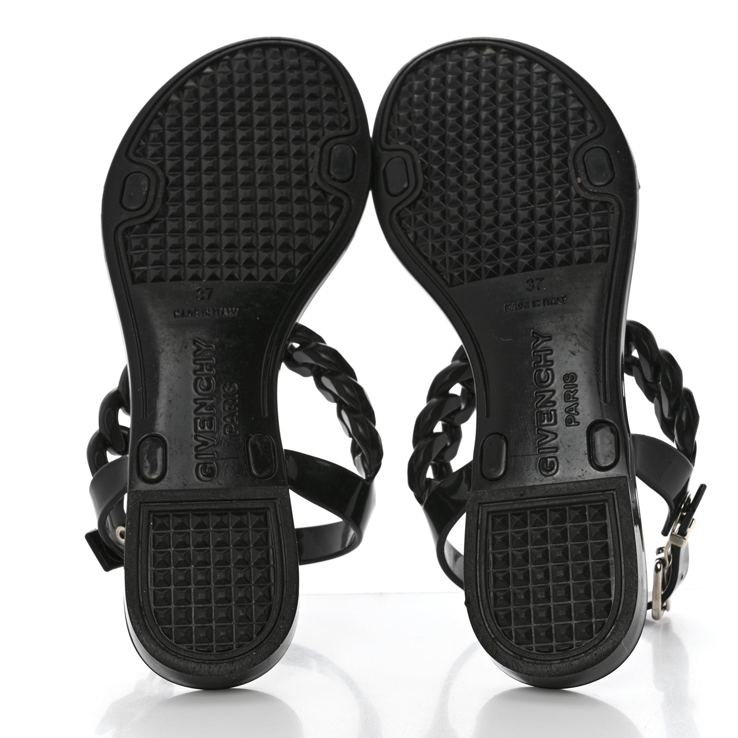 Givenchy Jelly Chain Nea Sandal Flats 37 Black 5 of 7