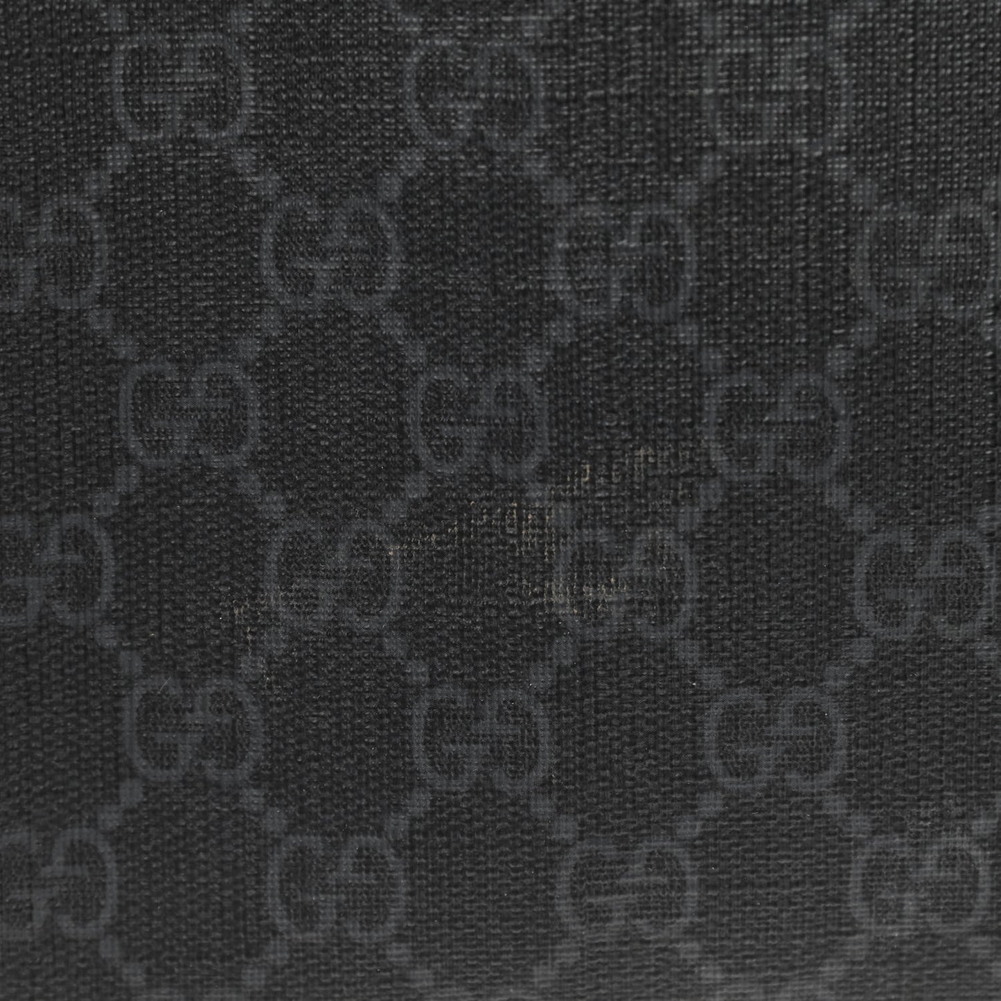GG Supreme Monogram Web Small Flat Messenger Bag Black Grey
