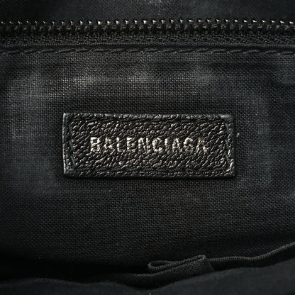 Balenciaga Chevre Black Metallic Edge Hardware S City Black 7 of 12