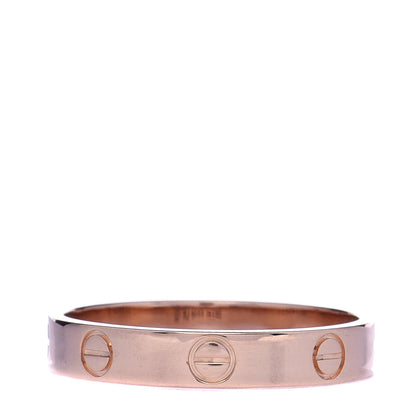 Cartier 18K Pink Gold 3.5mm LOVE Wedding Band Ring 58 8.25 3 of 5
