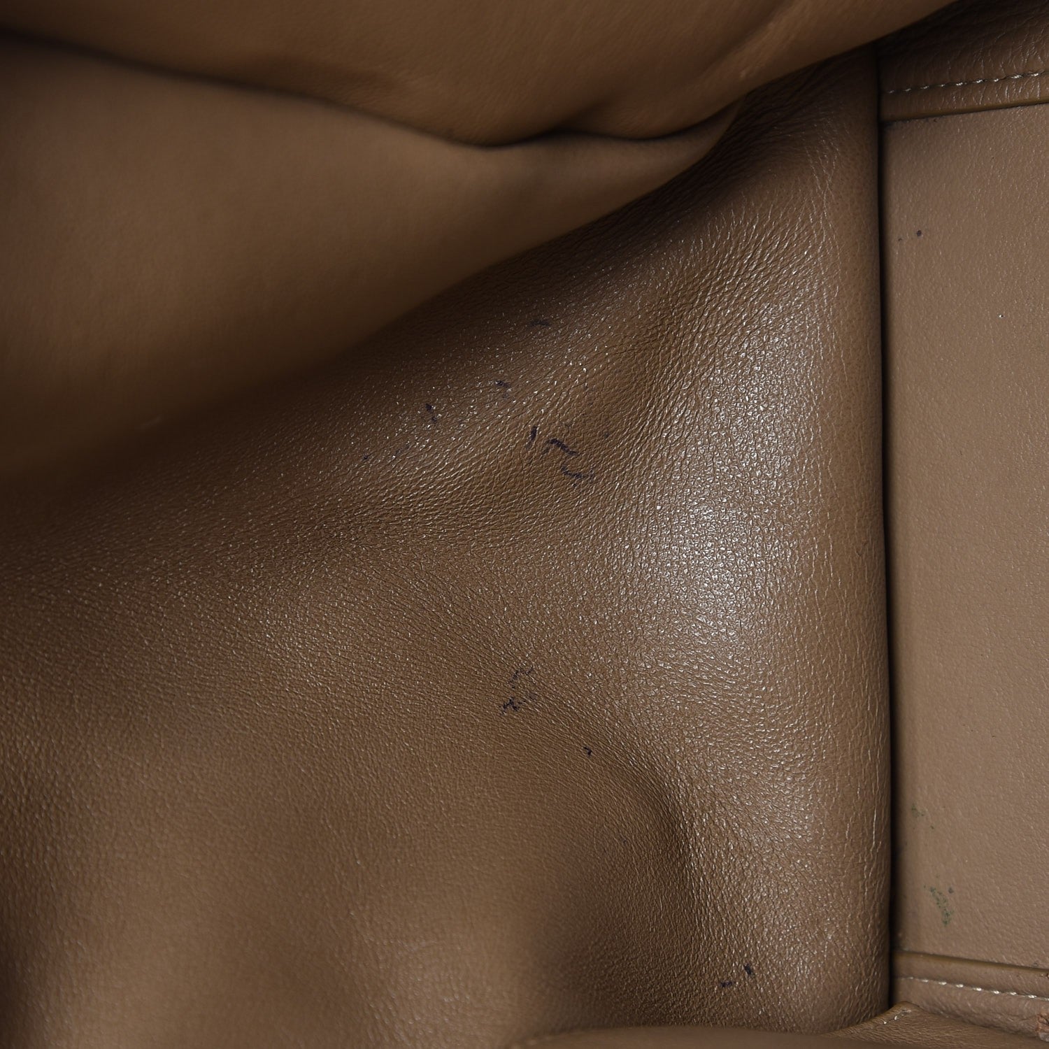 Celine Drummed Calfskin Suede Medium Trapeze Dune 13 of 15