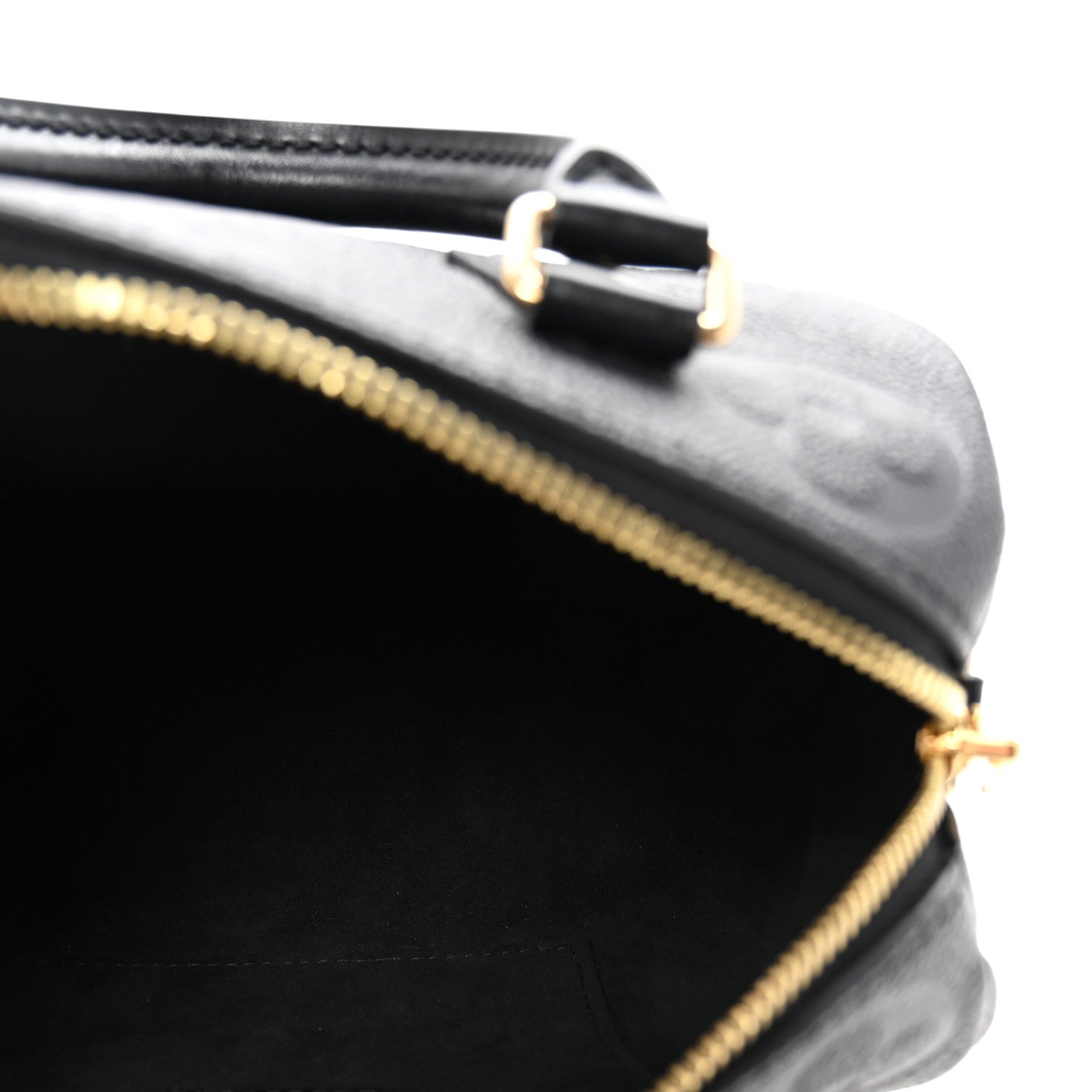 Louis Vuitton Empreinte Monogram Giant Speedy Bandouliere 20 Black 5 of 9