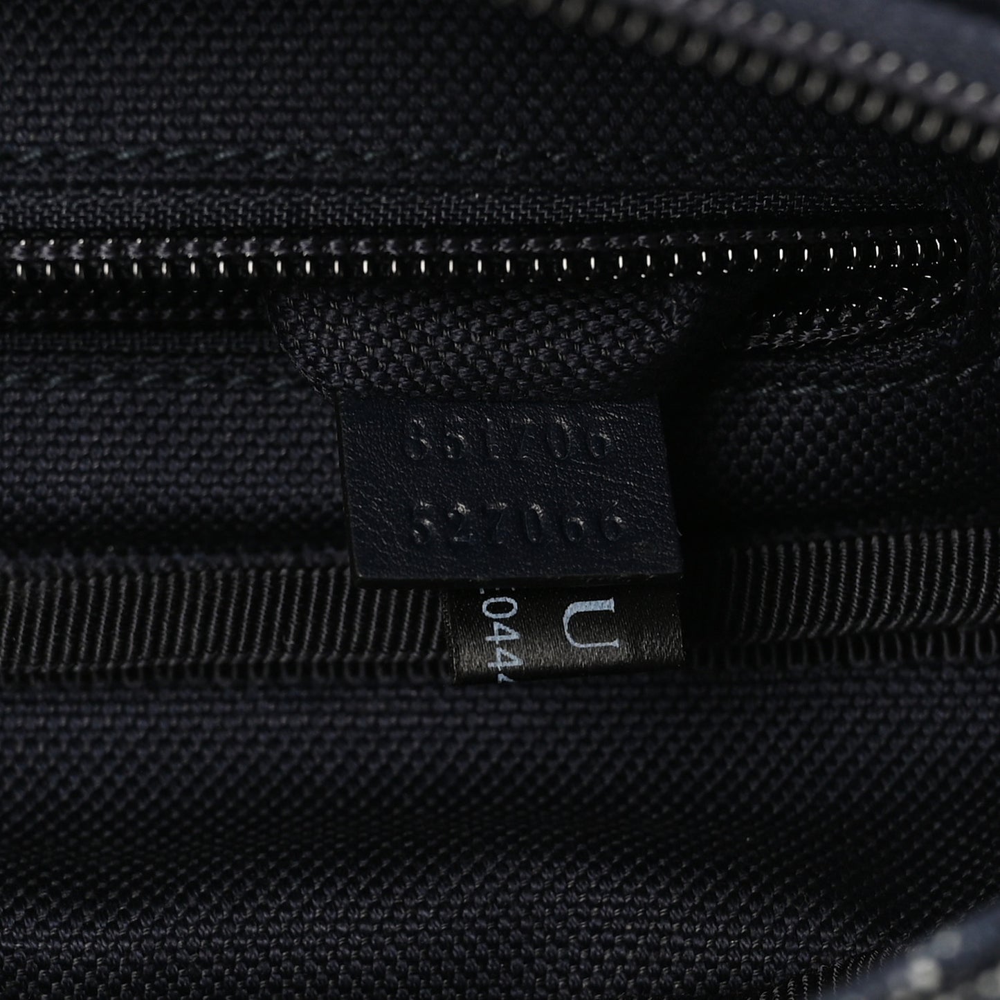 Canvas Monogram Camouflage Belt Bag Black