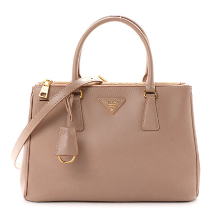 Prada Saffiano Lux Small Galleria Double Zip Tote Cammeo 1 of 10