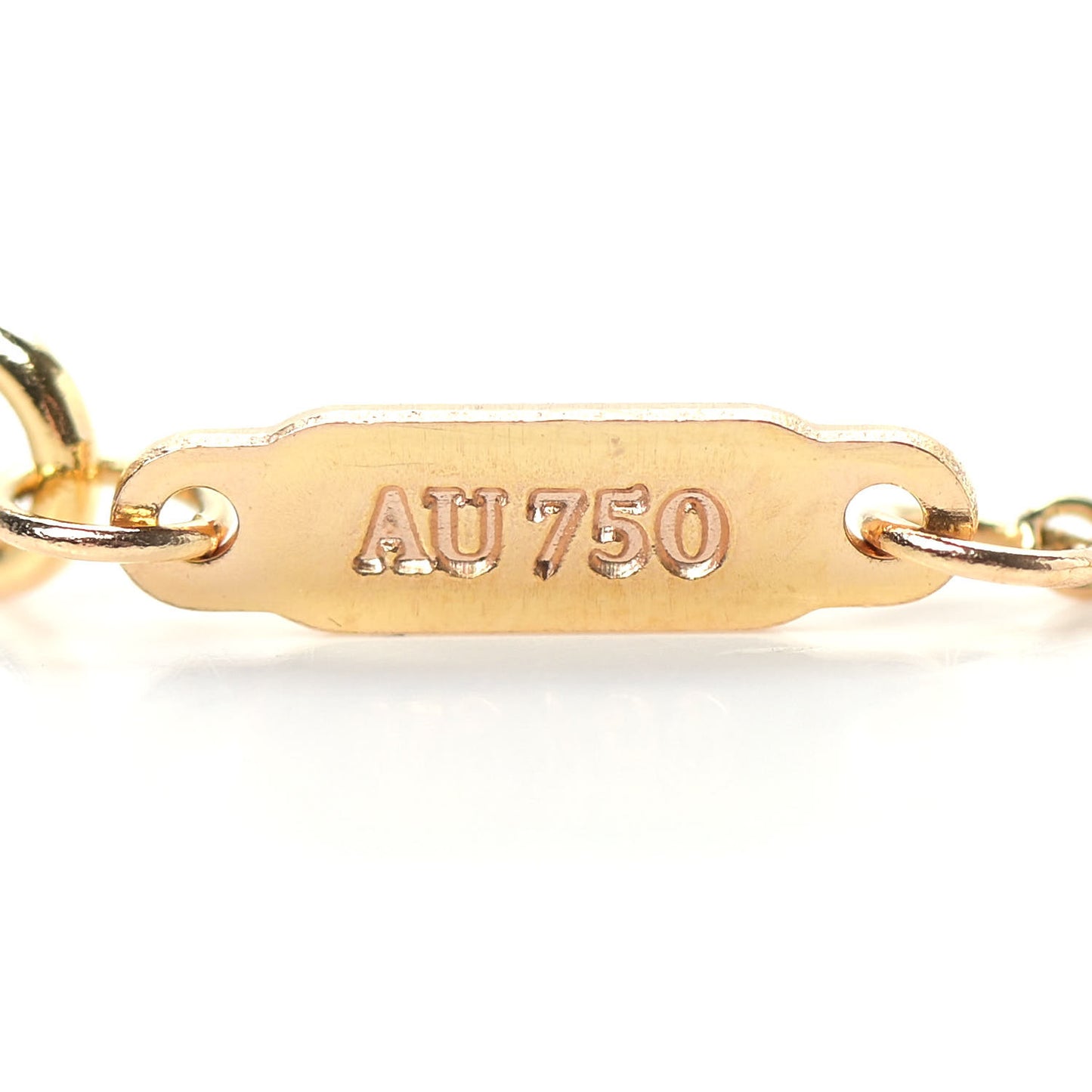 18K Rose Gold Small T Smile Pendant Necklace