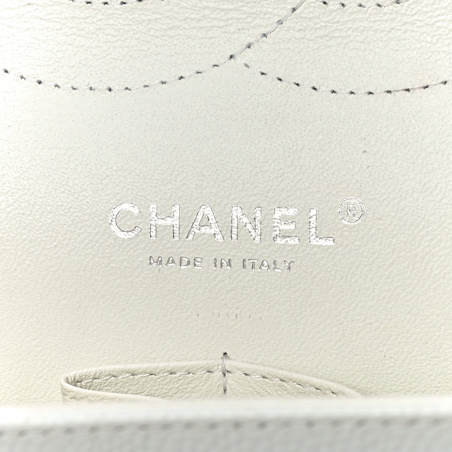 Chanel Caviar Quilted Jumbo Double Flap White 6 of 10