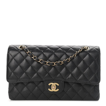 Chanel Caviar Quilted Medium Double Flap Black 1 of 11