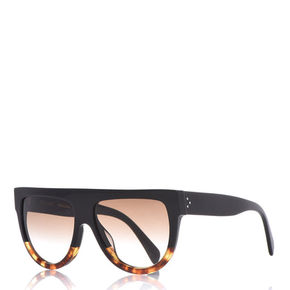 Celine Shadow Sunglasses CL 41026/S Black Havana 1 of 7