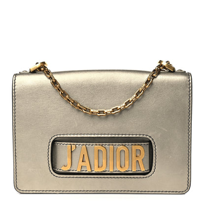 Christian Dior Metallic Calfskin J'Adior Mini Chain Flap Bag Gold 1 of 10