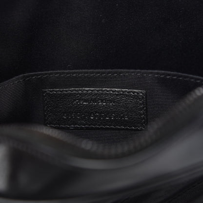 Saint Laurent Calfskin Matelasse Monogram Lou Camera Bag Black 7 of 9