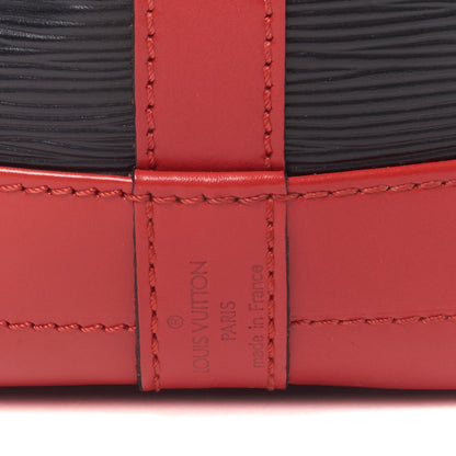 Louis Vuitton Epi Bi-Color Noe Castillan Red Black 7 of 8