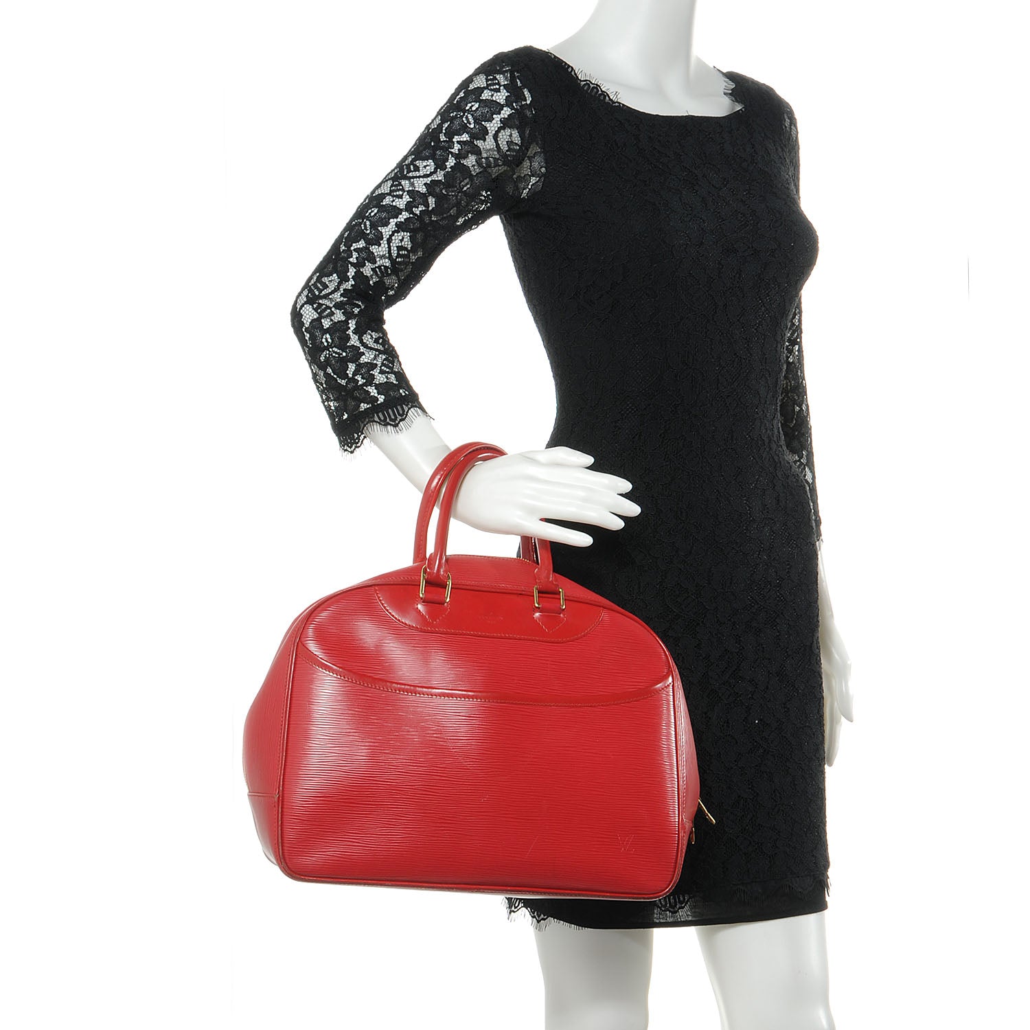 Louis Vuitton Epi Deauville Red 2 of 10