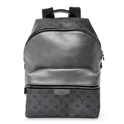 Louis Vuitton Monogram Taiga Discovery Backpack PM Silver 1 of 9