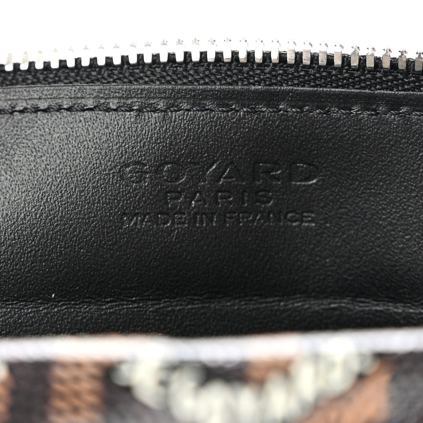 Goyardine Trousse Pencil Pouch Black