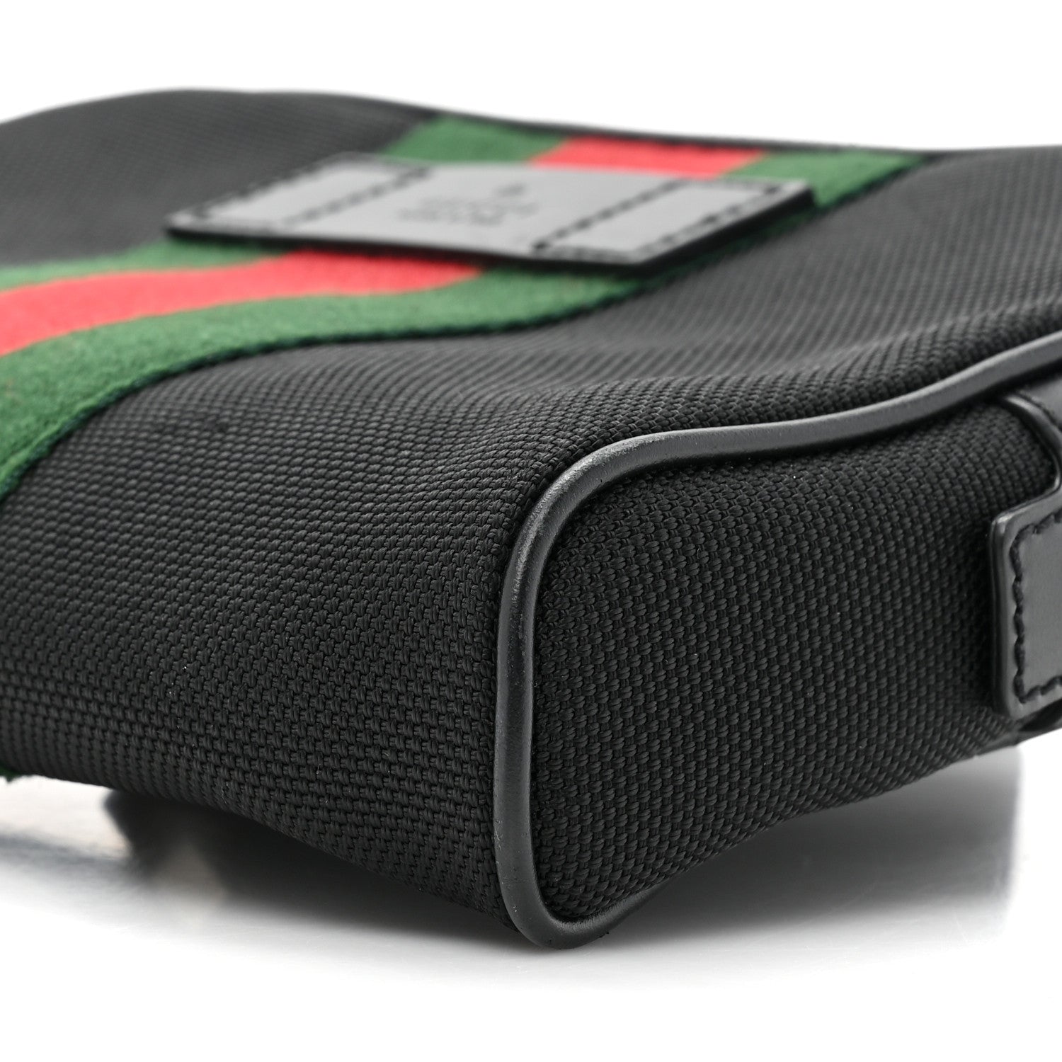 Gucci Canvas Web Slim Belt Bag Black 8 of 10