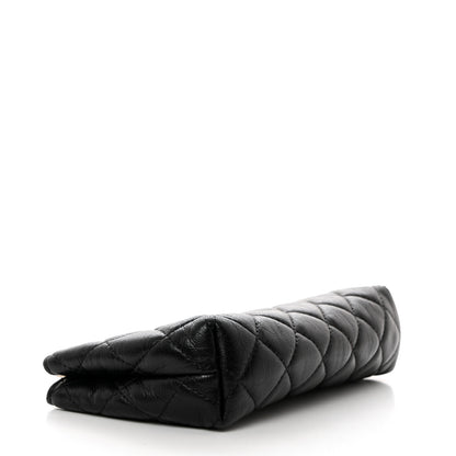 Chanel Lambskin Quilted Cosmetic Pouch Black 4 of 7