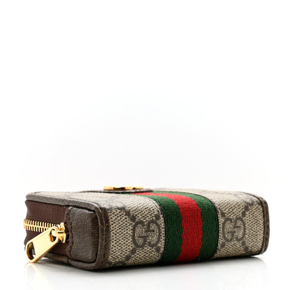 Gucci GG Supreme Monogram Web Ophidia Playing Card Case Beige New Acero 5 of 9