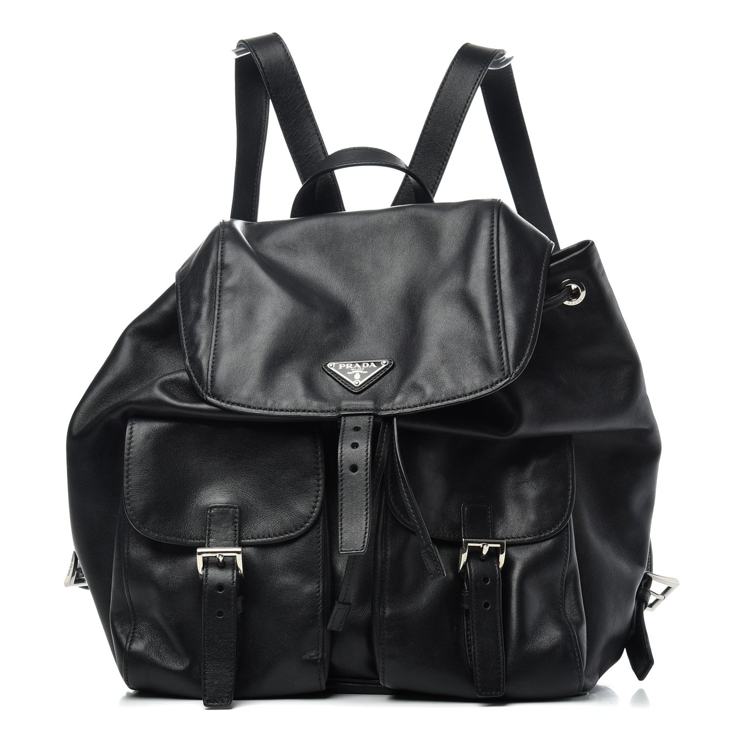 Calfskin Backpack Black