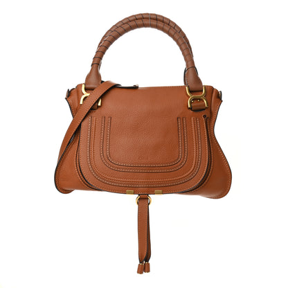 Chloe Calfskin Medium Marcie Satchel Tan 1 of 9